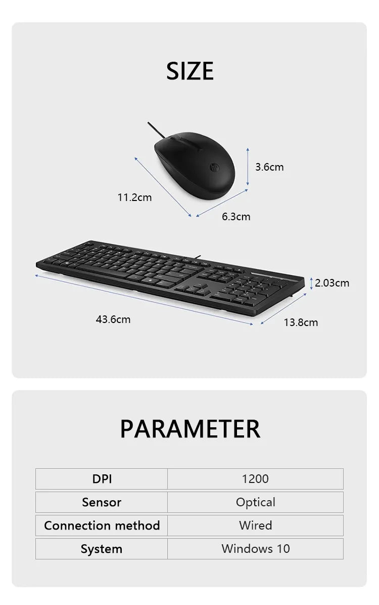 HP USB Keyboard for PC & Laptop
