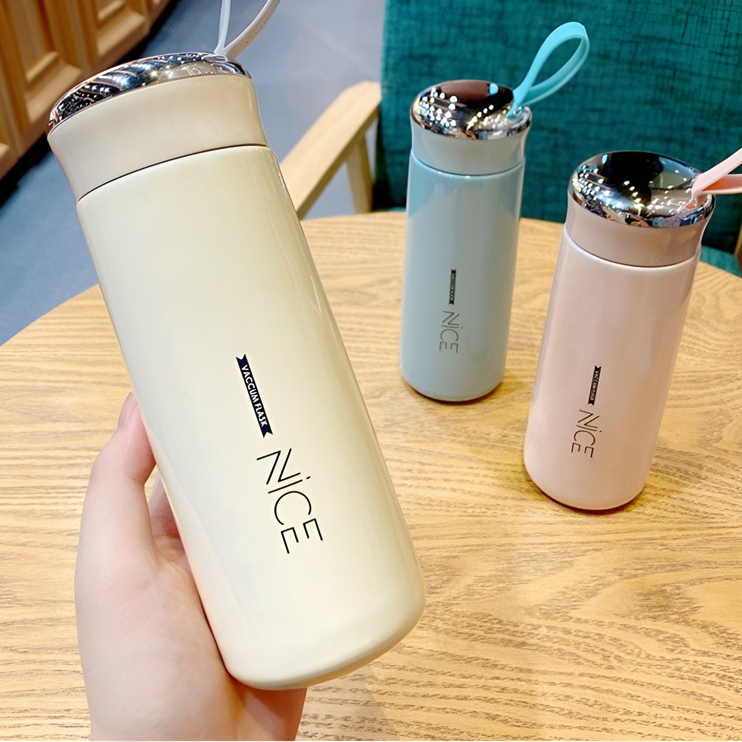 Premium NICE 400ml Glass Water Bottle