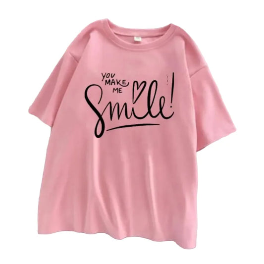 Women's Round Neck Cotton T-Shirt