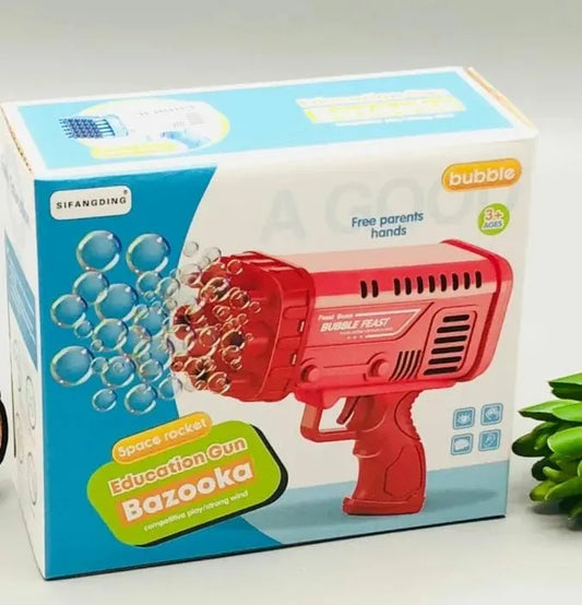 2-in-1Electric Bazooka Boom Feast Bubble Gun