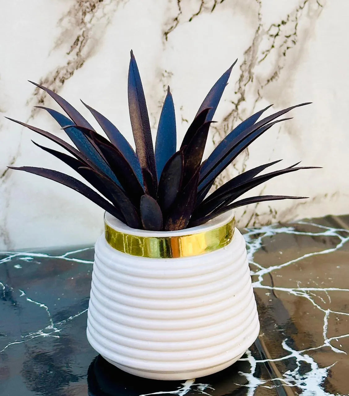 Pack of 2 Premium Mini Artificial Plants